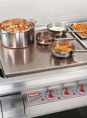 CNS Ranges CNS Range 600 CNS Range 800 CNS Range: polished CNS surface for cooking and frying.