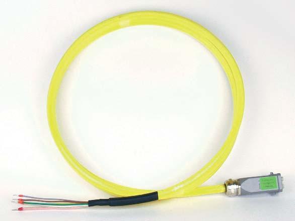 This cable provides a high efficiency protection against electrical, electrostatic and electromagnetic fields.