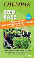 Retail Products Chempak Seed Base For sowing seeds, striking cuttings and the first potting up of seedlings.