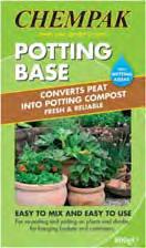 7 Chempak Potting Base For repotting and potting on plants and shrubs, for hanging baskets and containers.