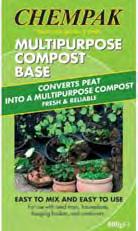 2 Pack Size: 12 x 525g Code: CHEMSB Pack Size: 12 x 800g Code: CHEMPB Chempak Multi Base For use with seed trays, houseplants,