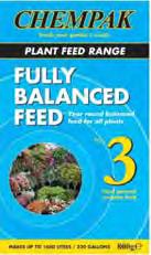 Precisely balanced to allow germination of seeds, yet strong enough for vigorously growing plants.