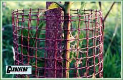 Available in Plastic and Galvanised Wire these tree guards provide long-term protection.