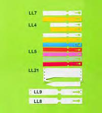 Plant Tying & Labelling P.V.C Loop Lock & Stick labels: In Rolls Product Length Writing Area Colour Qty/Roll LL5 16cm 11.x 1.