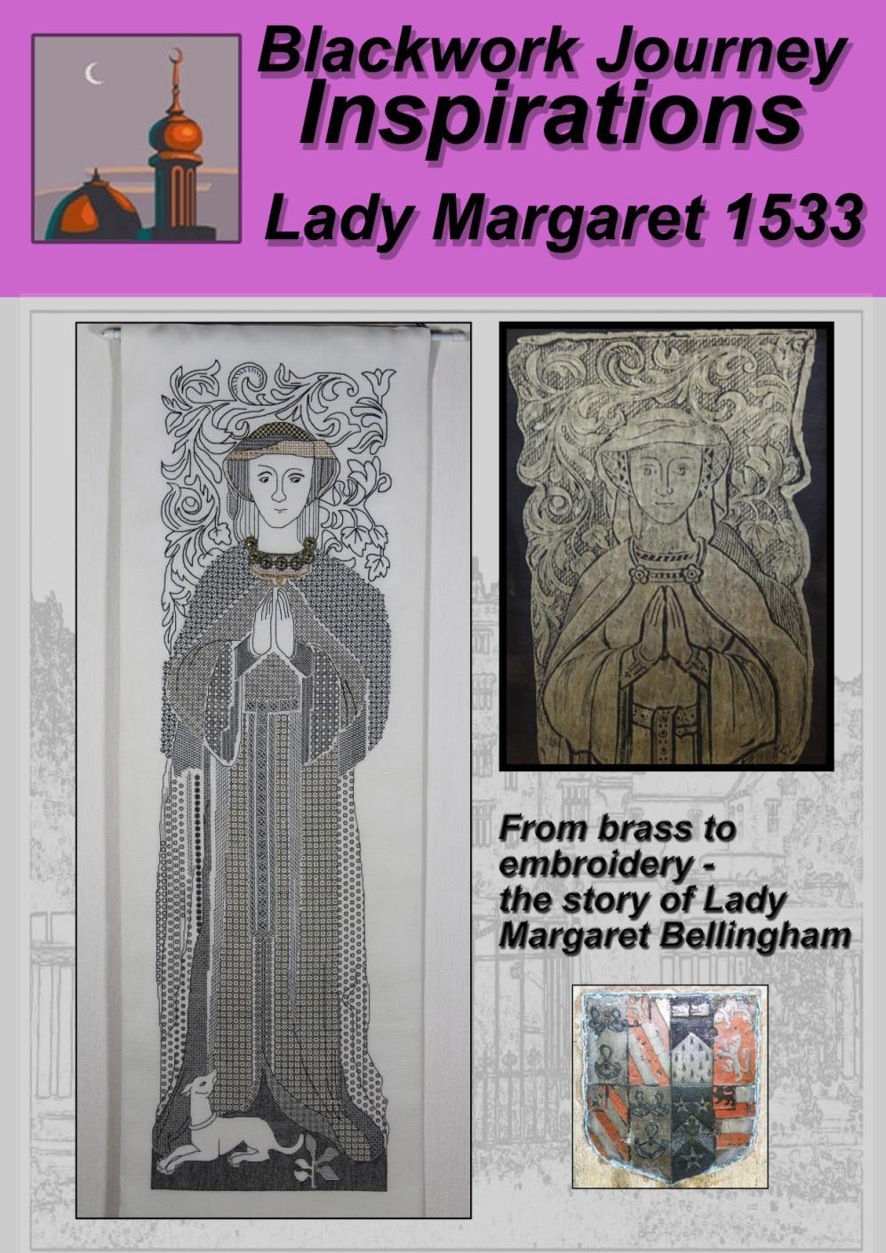 Lady Margaret Bellingham A very large blackwork project has just been completed in time for my visit to Canada in October.