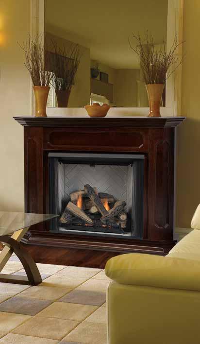 EXPANSIVE VIEWING AREA WITH THE TALLEST FIREPLACE OPENING AVAILABLE Lo-Rider LCUF Series ENJOY THE FIREPLACE YOU VE ALWAYS WANTED For a true masonry look, the Lo-Rider Series features a low profile