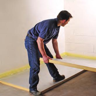 This system offers good, efficient heat transfer in a simple, cost-effective package. New flooring can be laid on top of the screed as normal.