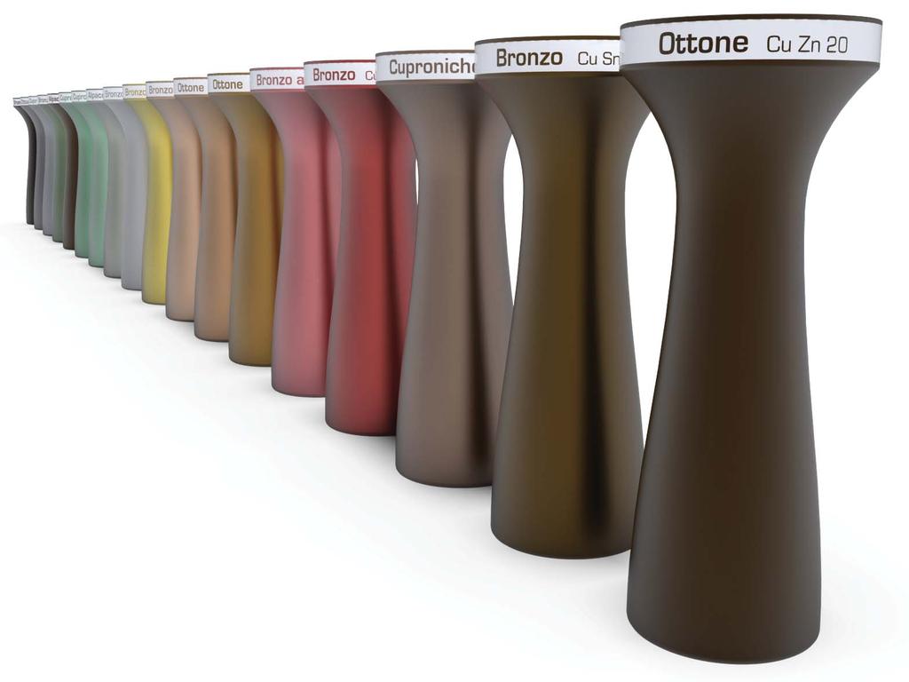 Rainbow vase Company: Istituto Italiano del Rame Year: 2011 Winner of the 2nd prize at the The Copper and the house 2010 competition.