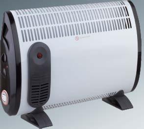 4 2X140X440 80 110 1820 3 heat setting: 0/120/2000W Convector heater Free standing or wall mounted