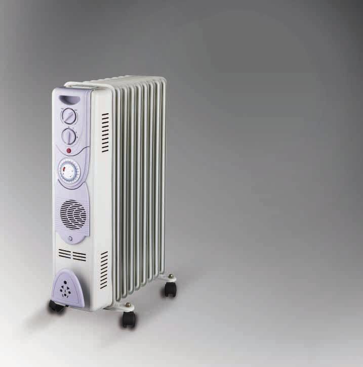 Oil-filled Radiator Oil-filled Radiator range fin fin fin fin fin YL-B1 series Products range from fins to 1 fins Heating power from 1000W to 200W Option: 400W PTC turbo fan s 20X10X