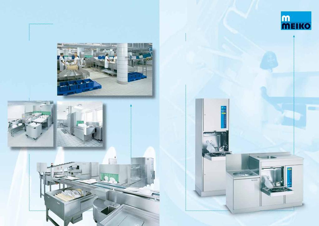 ... and up to the largest wash-up systems in the world The competent partner for hygiene and cleaning Fully automatic wash-up systems are a MEIKO patent.