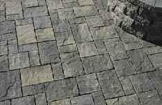 stones features a natural slate texture in