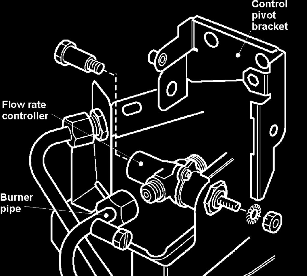 (i.e. the tap should be fully open) after the pivot bracket has actuated the ignition microswitch but before it has pushed the microswitch leaf against the microswitch body.