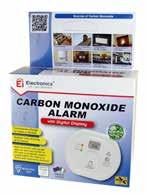 Carbon Monoxide Alarms Replaceable Battery Series CO Alarm features: Loud,