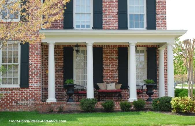 Here s a nicely furnished front porch that would appeal to almost everyone.