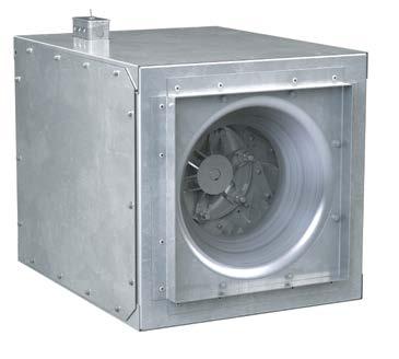 DSI Square Inline Centrifugal, Direct Drive Specifically designed for duct applications handling relatively clean air, including supply, exhaust and return air systems.