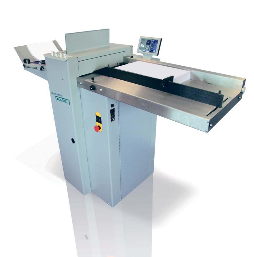 10 DigiFold Pro Creasing and folding in one operation up to 6,000 sheets / hour The unique DigiFold Pro model combines the proven creasing system of the AutoRillnak with a new kind of folding system.
