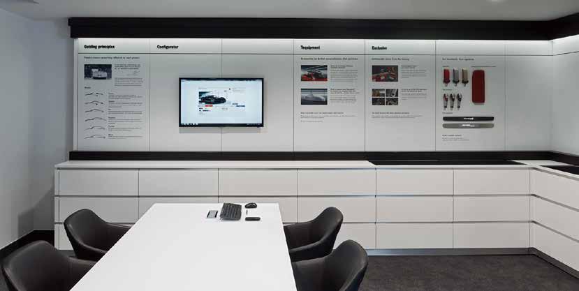 Cash desk and office space Due to the nature of car sales the cash desk tend to