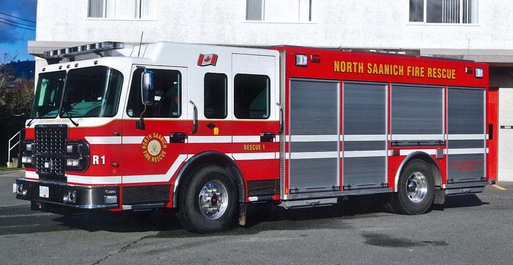 North Saanich, BC R1 is a 2010 Spartan Gladiator/Hub heavy rescue, equipped