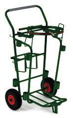 0000CO1120F 223 Galvanized bag holding trolley complete with bag holder 120 L and