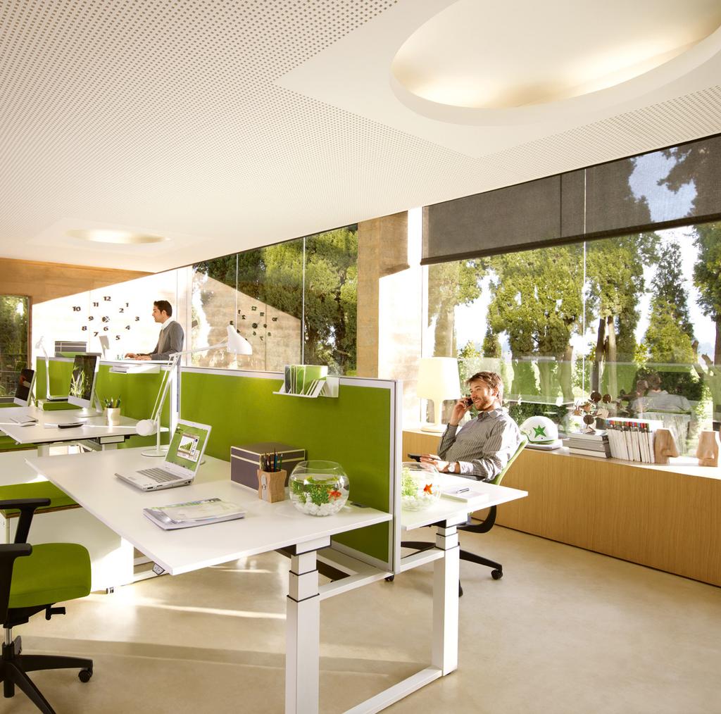 WE CREATE BALANCED AND INSPIRED WORKSPACES PEOPLE LOVE
