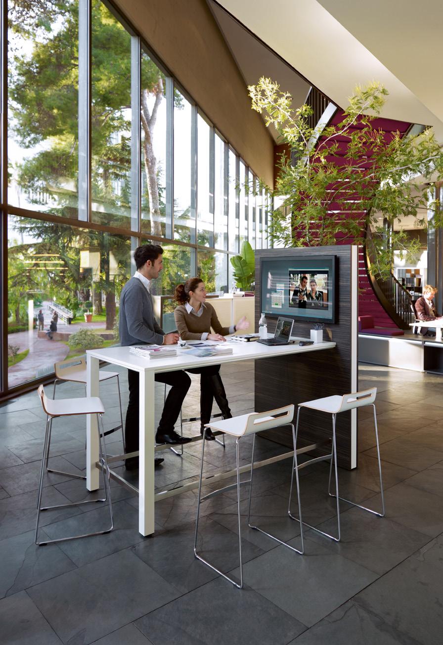 THE OFFICE OF PRODUCTIVE WELLBEING THE NEW OFFICE CULTURE OF PRODUCTIVE WELLBEING OFFERS A HEALTHY, MORE ENGAGING WORKING ENVIRONMENT TO BENEFIT BOTH EMPLOYERS AND EMPLOYEES.