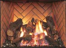 The Traditional Hearth Series is designed to fit most fireplace openings.