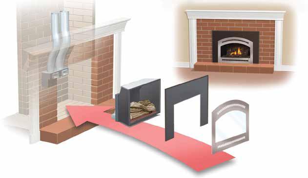 Installing An Efficient Gas Insert In Your Metal or Masonry Fireplace 1 The first step is determining whether you have a metal (zero clearance) or masonry fireplace and which insert will fit into