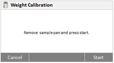 The display indicates if the calibration was successful. 6.1.