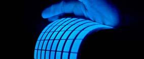 Light and display technology Blue flexible