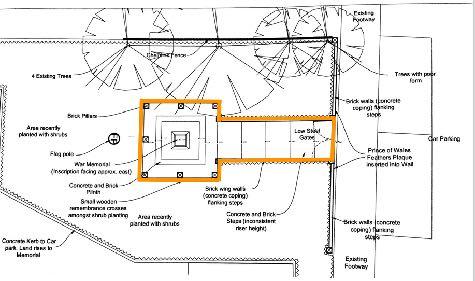 The Site The Site incorporates all areas within the orange line in the following drawing.
