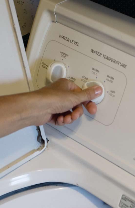 DRYERS Drying clothes uses a lot of energy. Don t over-dry your clothes. If 50 minutes works, don t set to 70 minutes. Make sure to clean the inside lint filter before each drying cycle.