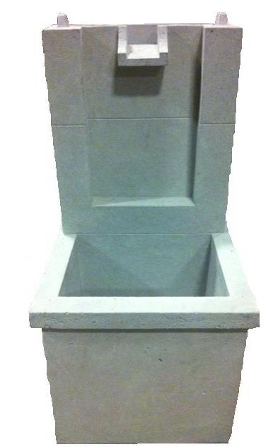 FT-118 Moderne Fountain (4 pieces) COMPONENTS AND PARTS LIST Revised July 9, 2015 Fountain Top FT-118A 21 l x 6.25 w x 14.