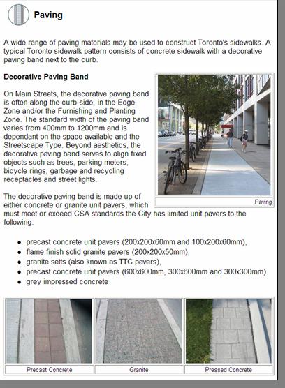 Click on About to open a pop-up and learn more about each streetscape