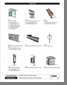 Visit the City s Coordinated Street Furniture website and the Manual s