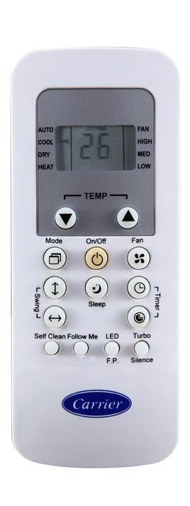 Remote Control You can control all the functions of the unit with this intuitive remote control Follow me When pressing the Follow me button, the room