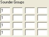 Outputs configured as Fault default to Normally Energised Figure 49 Sounder Groups Sounder