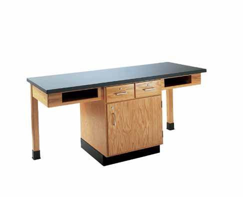 cabinet tables Storage Cabinet tables Are constructed of solid oak and hardwood veneers, this table features a center cabinet with lock, and rubber base molding.