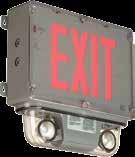 US Survive-All SVXH Series Hazardous Location Combination and Emergency Battery Unit INDUSTRIAL Exit sign module is illuminated by long-life, energy-efficient LEDs.
