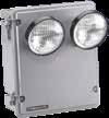 INDUSTRIAL KS Series 6, 12 & 24 Volt High Impact Enclosure Power Unit (Shown with EF11) Each unit comes with two (2) 9W high intensity incandescent lamps (standard) Both the S and L enclosure are