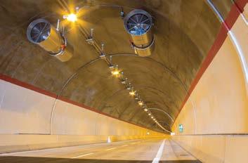 SOS, VMS, CCTV and special systems for road tunnel, bypass and interchange, substations, traffic control systems and control centres, local and remote.