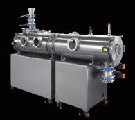 The DryCab vacuum tray dryer provides state of the art batch drying while the DryBand vacuum belt dryer is used for high volume and/or continuous production.