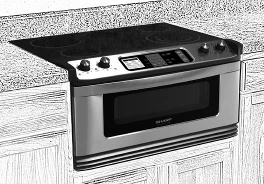 Place one microwave oven into the primary work triangle, perhaps with a second microwave on the outer edge of the kitchen for use by family members for snacks.