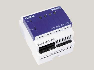 C-Bus 4 Channel Analogue Output. Dimming Requirements All dimming within the main exhibition galleries is managed by C-Bus 0-10V C-Bus Analogue Dimming Units.