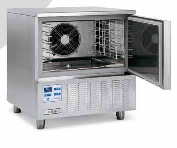 Moreover, being just 85 cm high means you can place a convection oven on top of the blast chiller, effectively putting into practice the HACCP rules associated with the Cook&Chill concept.