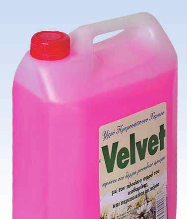 VELVET Liquid hand soap Velvet s unique formula