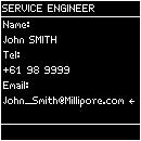 Calling Millipore Introduction Call Millipore allows you to see contact information. A Millipore Service Representative can put this information into the Milli-Q System.