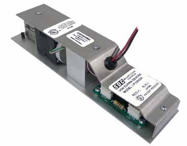 Quiet Duo Series IP100 12V Latch Retraction / Dogging Kit SDC DESIGNED AND MANUFACTURED POWER CAPABLE DATA CSFM, MEA The SDC IP100 Series 12V PoE-Capable Electric Latch Retraction Kit enables