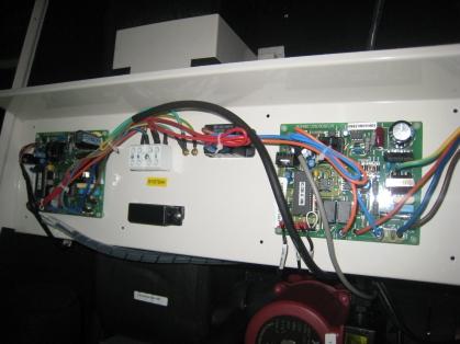 Cut off the power supply 2. Remove the front panel 3. Take off the electronic box cover 4.