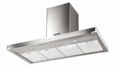 18 19 SUPER EXTRACT HOOD CONTEMPORARY HOOD SUPER FLAT HOOD chrome or brass* trim chrome or brass* trim Available in, 1000 & mm widths Powerful